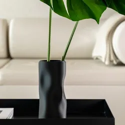 Elegant vase with an organic shape