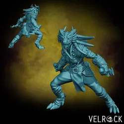 Female Dragonfolk Assassin (PRESUPPORTED)