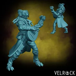 Female Dragonfolk Minstrel (PRESUPPORTED)