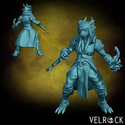 Female Dragonfolk Occultist (PRESUPPORTED)