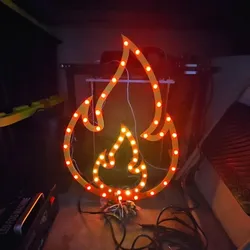 Flame halloween, Christmas Prop