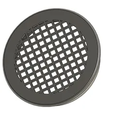Mesh cover for ventilation duct