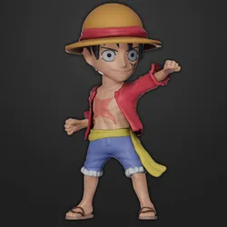 Monkey D. Luffy Bobblehead (One Piece, Post-Timeskip)