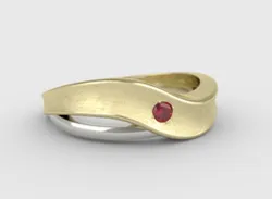 ring with ruby
