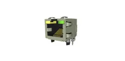 RJ45 Connector Right Angle With Yellow and Green LEDs