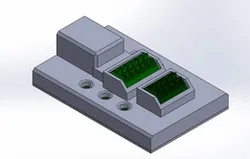 RJ50 10P10C Breakout Board with Connection Terminals