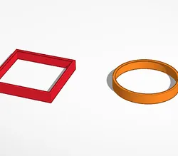 square and circular cutters, square and circular cutters for empanadas