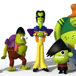 THE GANGREEN GANG FULL SET (PARTS AND COMPLETE) // LA BANDA GANGRENA SET COMPLETO (PARTS AND COMPLETE)