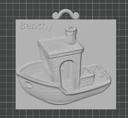 3D Benchy wall art