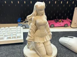 Anime Streetwear Girl - Aesthetic Display Figure - Free 3D Print Model