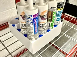 Caulk / Adhesive Tube Holder/Organizer - 16 Places
