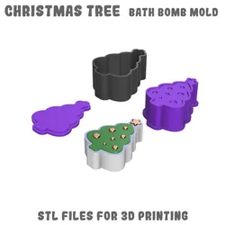 Christmas tree bath bomb mold