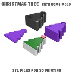 Christmas tree bath bomb mold