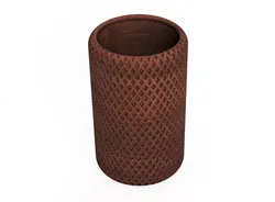 Diamond Lattice Pencil Holder