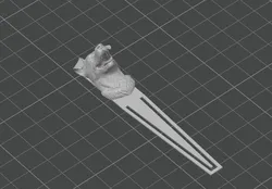 Dog head bookmark