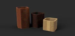 (No support) Open-Shelved Pencil Holder