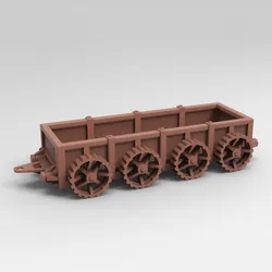 Open topped carrier with low walls