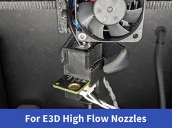 Prusa Accelerometer Bracket for E3D ObXidian High Flow Nextruder Nozzle