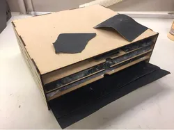 Sandpaper storage box