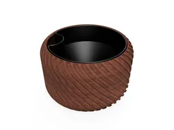 Self-Watering Planter V2 (Spiral Texture)
