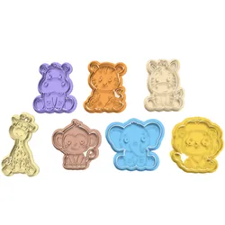 Set Jungle Animals cookie cutter cookie cutter fondant cookie cutter