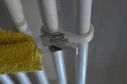 Snap-on Hook / Holder for Bathroom Radiator