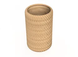 Twisted Spiral Pencil Holder