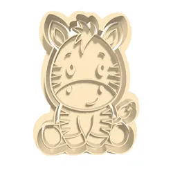 Zebra Zebra cookie cutter/stamp cutter cookie fondant cookies