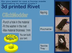 3d printed rivet