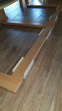 Barrier for IKEA POANG chair for robot vacuum cleaners