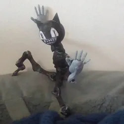 Cartoon cat articulated