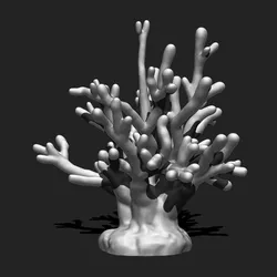 Coral 8 for 3D Printing - STL 3D Print - Aquarium - Home Decor