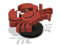 Crab Croc Charm
