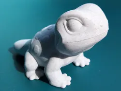 Cute Bumpy Gecko Lizard Animal Miniature - Free 3D Print Model