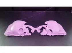 Deco Psychobilly Skull