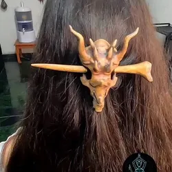 Dragon skull for hair BUCKLE