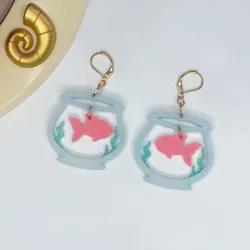 Fishbowl earrings