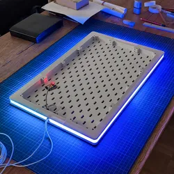 LED-Frame for IKEA SKADIS pegboards