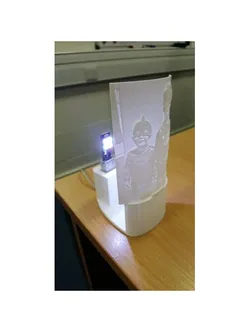 Lithophane Stand for USB Light