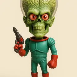 Martian Alien Bobblehead toy figurine