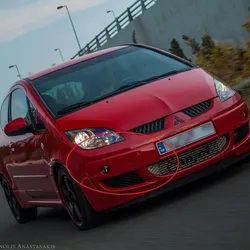 mitsubishi colt czt front bumper fog light cover rıght and left