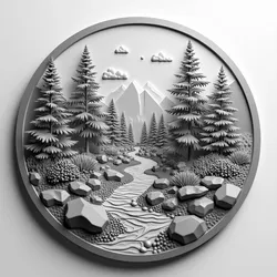 natures way coin token wall art