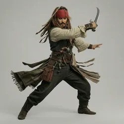 Pirates of the Caribbean - Captain Jack Sparrow Swashbuckling