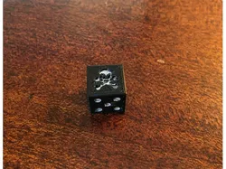 Skull 6 Sided Dice
