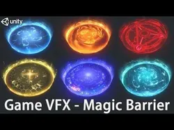 Unity Game VFX - Magic Barrier 3D model