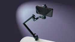 Variable mobile phone holder with clamp V2