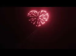 3D Animated Heart Shaped Firework 3D model