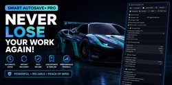 Autosave Pro Smart Auto Saving And Crash Prevention For Blender 3D model