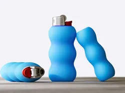 Bic Lighter Sleeve Bumpy - Free 3D Print Model