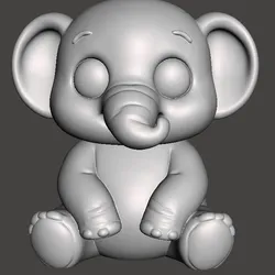 Cute Baby Elephant